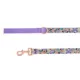 Product Top Paw® Purple Floral Dog Leash: 4-ft long, 1-in wide