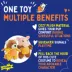 Joyhound® Crazy Comfy Plush Giraffe & Lion Dog Toy - 2 Pack, Squeaker image thumbnail 2