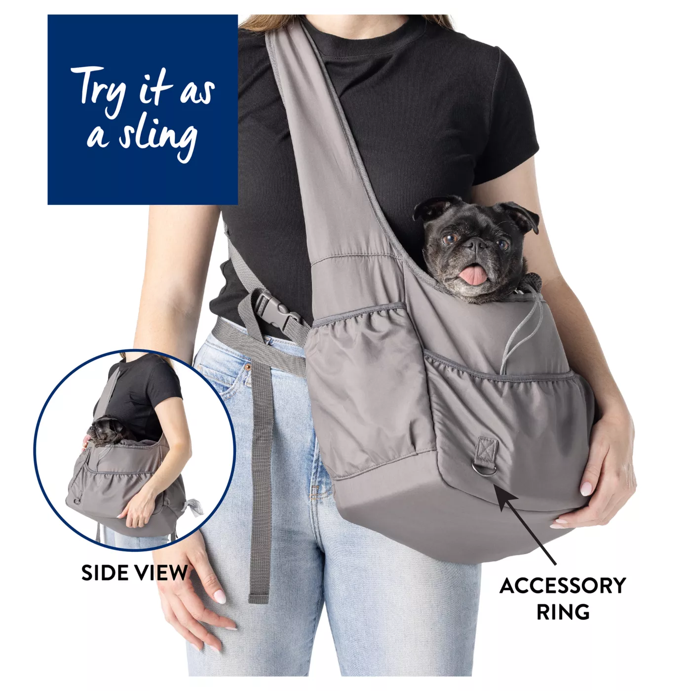 Dog carry front pack best sale
