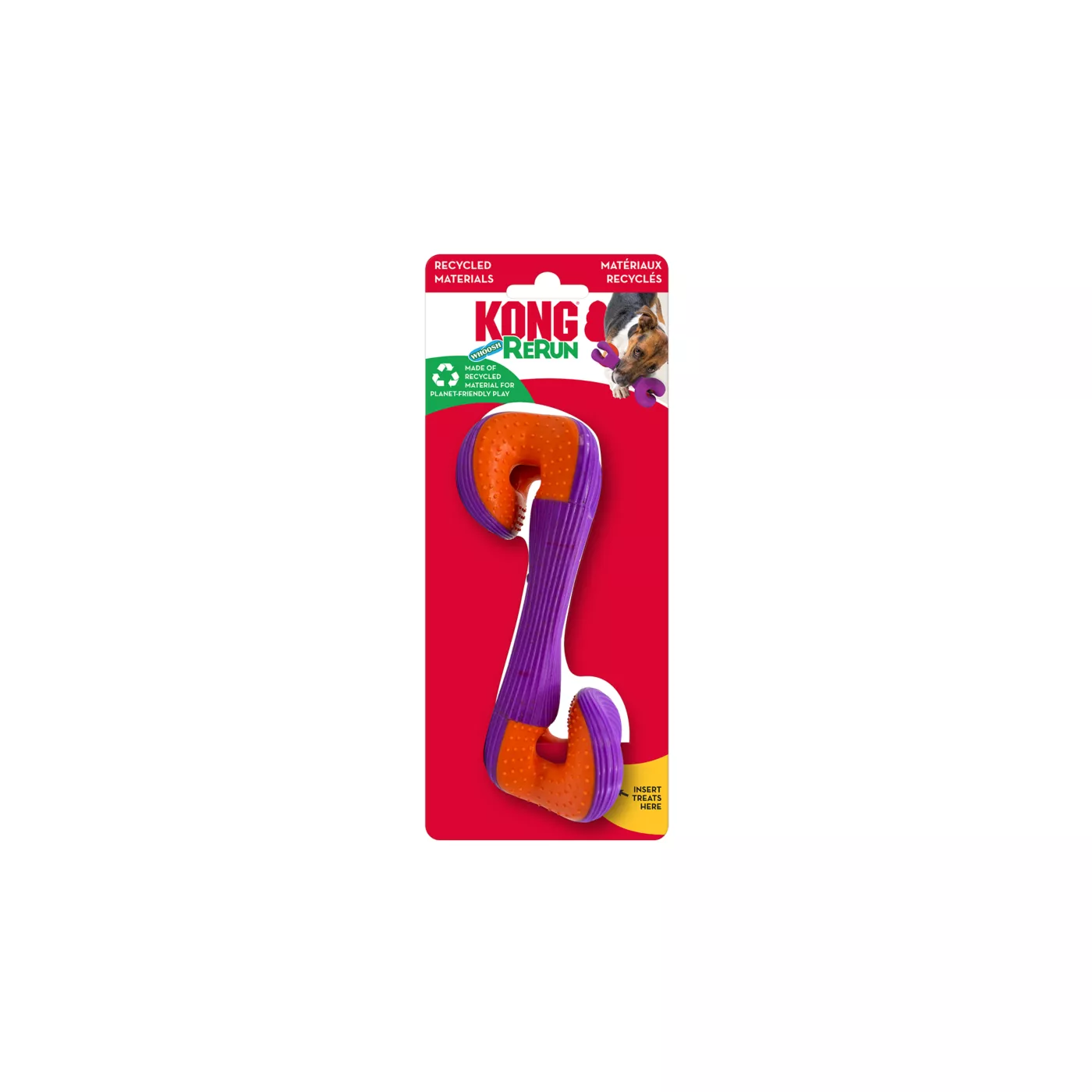 Product KONG® Rerun Whoosh Bone Dog Toy (COLOR VARIES)