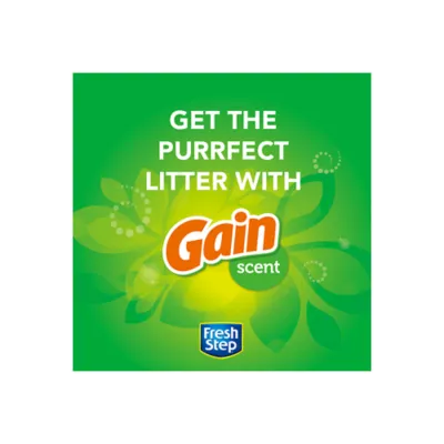 Product Fresh Step with Febreze Clumping Multi-Cat Clay Cat Litter - Gain Scented, Low Dust