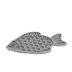 Whisker City® Grey Fish Slow-Feeder Cat Mat image thumbnail 1