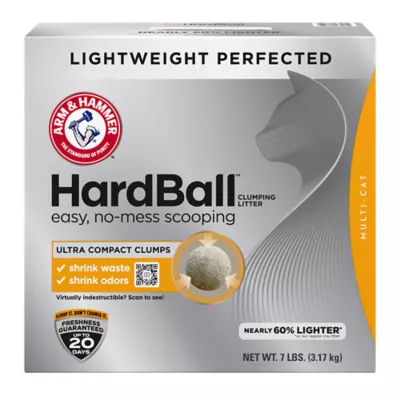 Product ARM & HAMMER Hardball Lightweight Cat Litter, Clumping, No-Mess Scooping, Multi-Cat