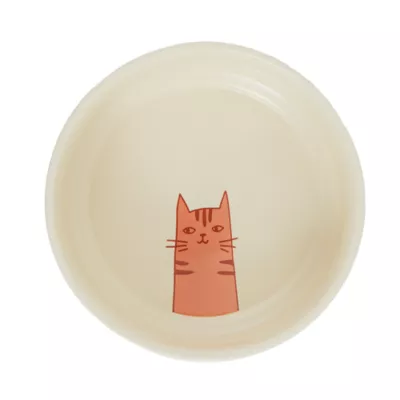 Whisker City Ceramic Sketch 1.5 Cup Cat Bowl PetSmart