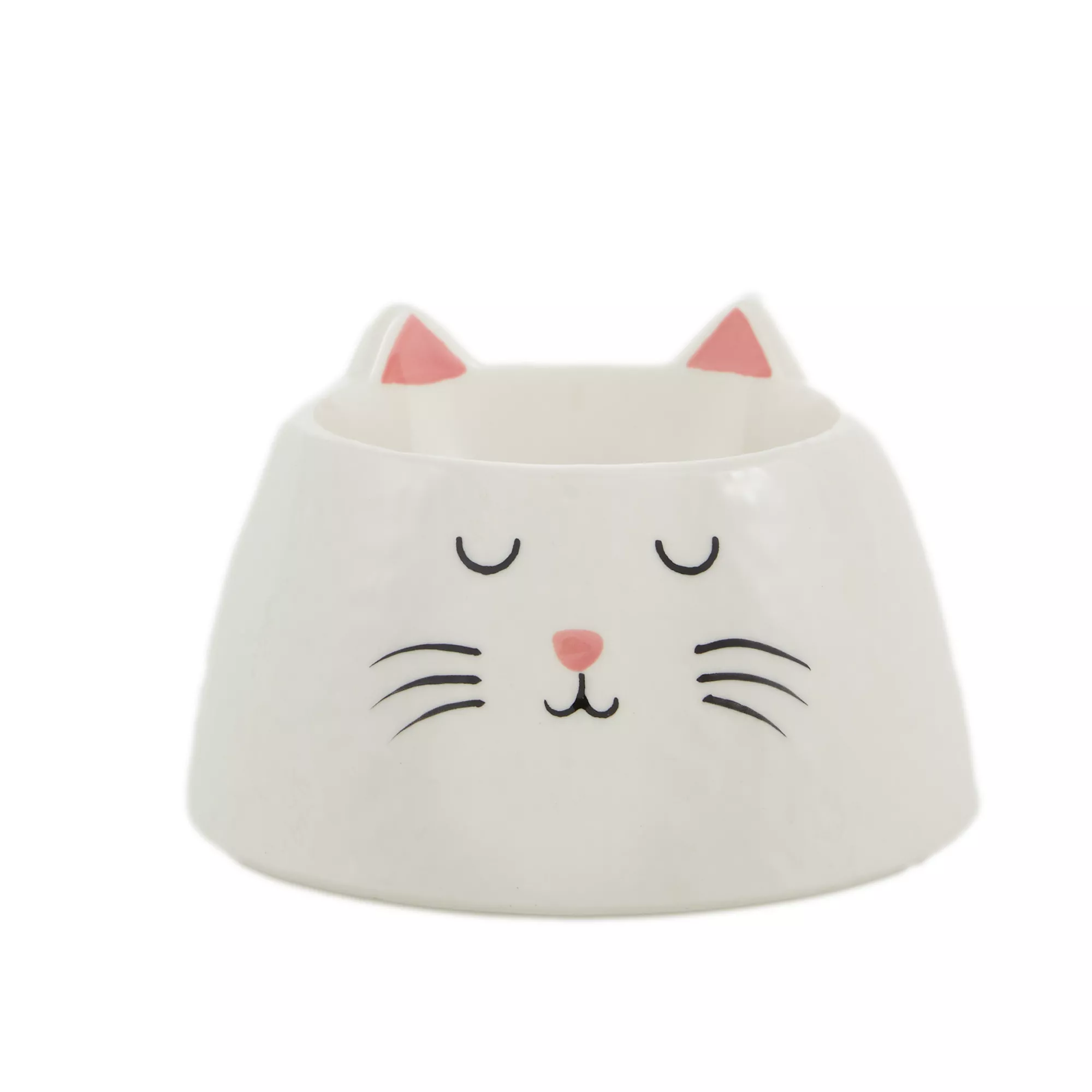 Whisker City® Ceramic Elevated Kitty Saucer, 0.5-cup