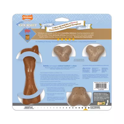 Product Nylabone® Puppy Gourmet Style Strong Chew Dog Toy - 2 Pack