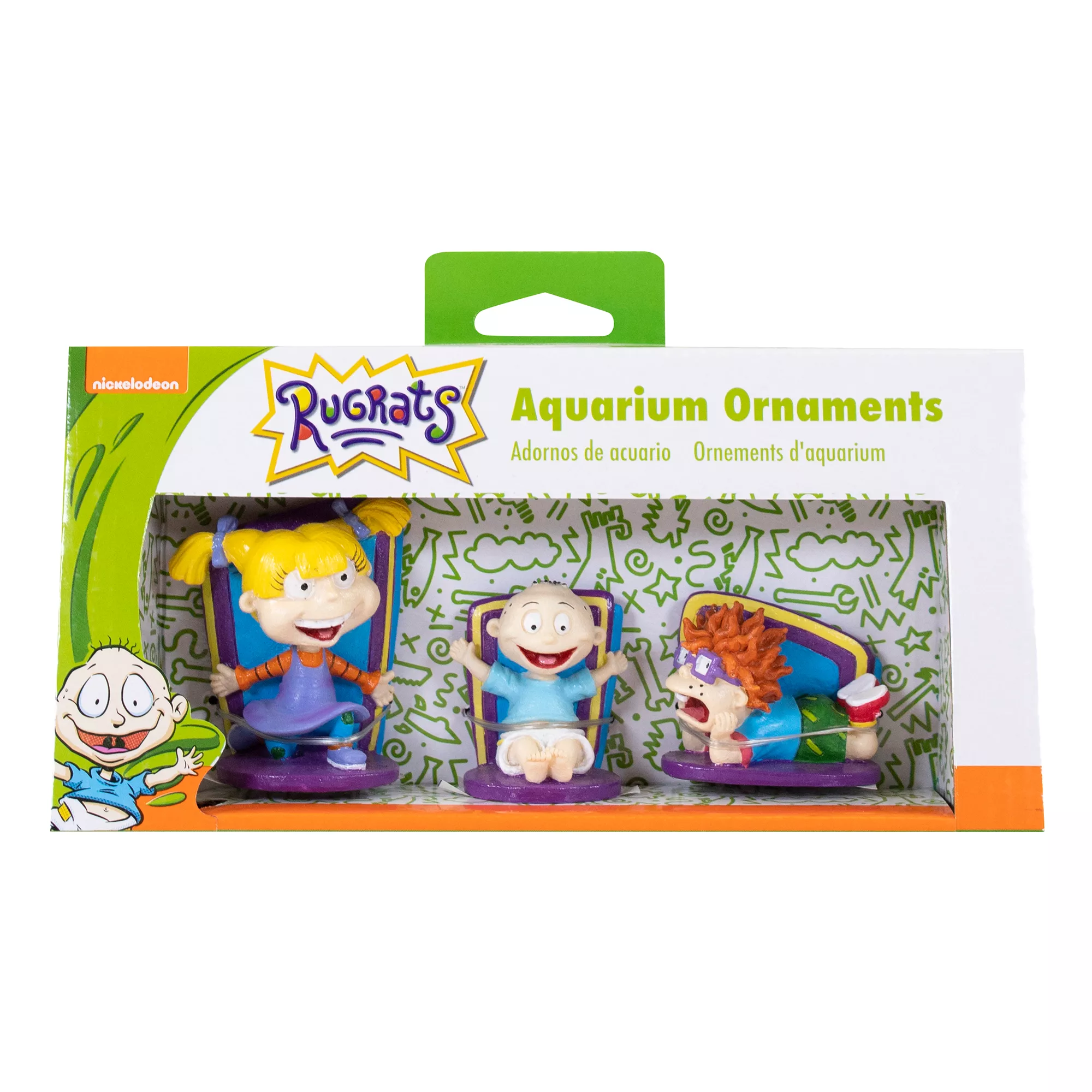 Penn-Plax Rugrats 3-Piece Aquarium Ornament Bundle