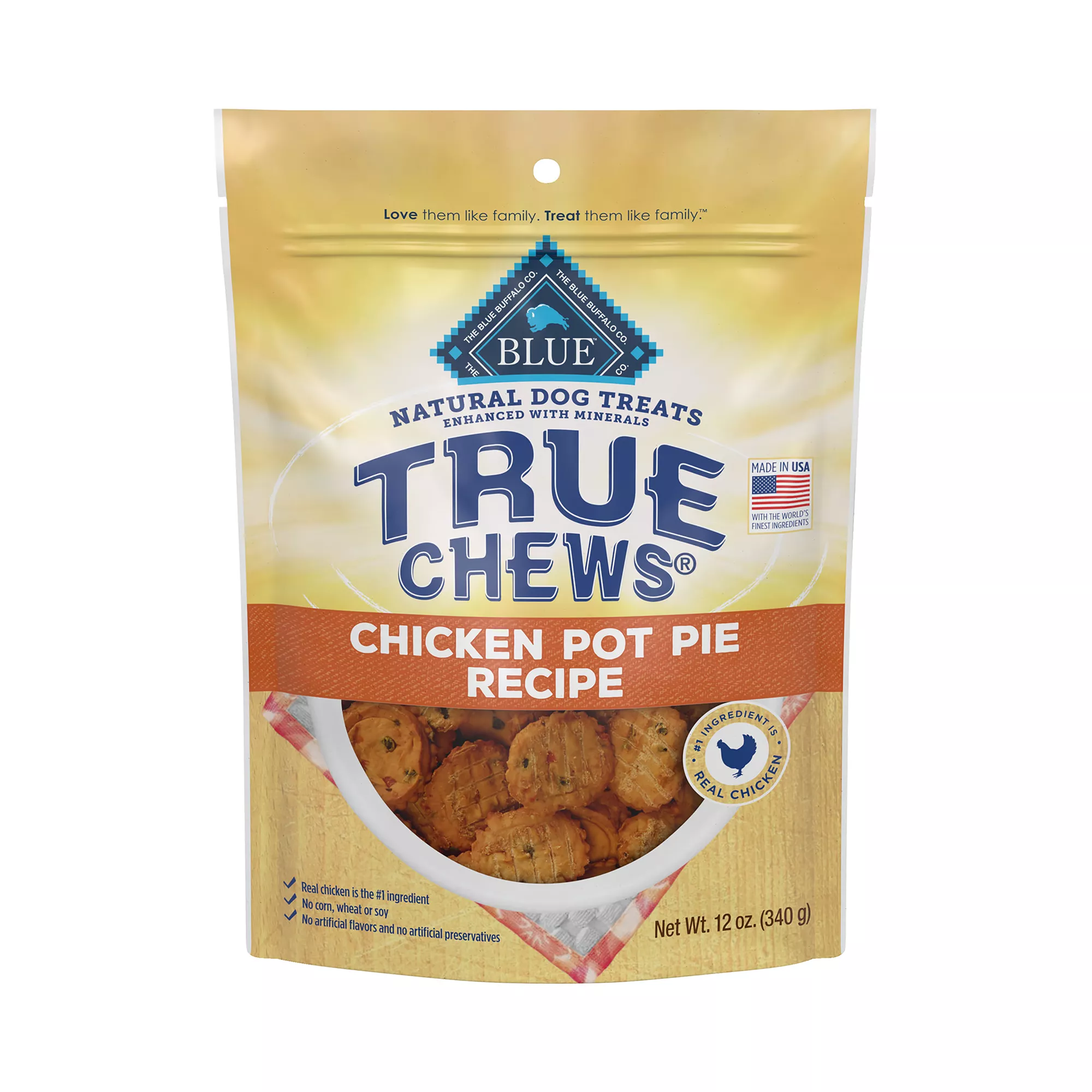 Blue Buffalo® True Chews All Life Stages Dog Treats - Natural, Chicken Pot Pie Recipe