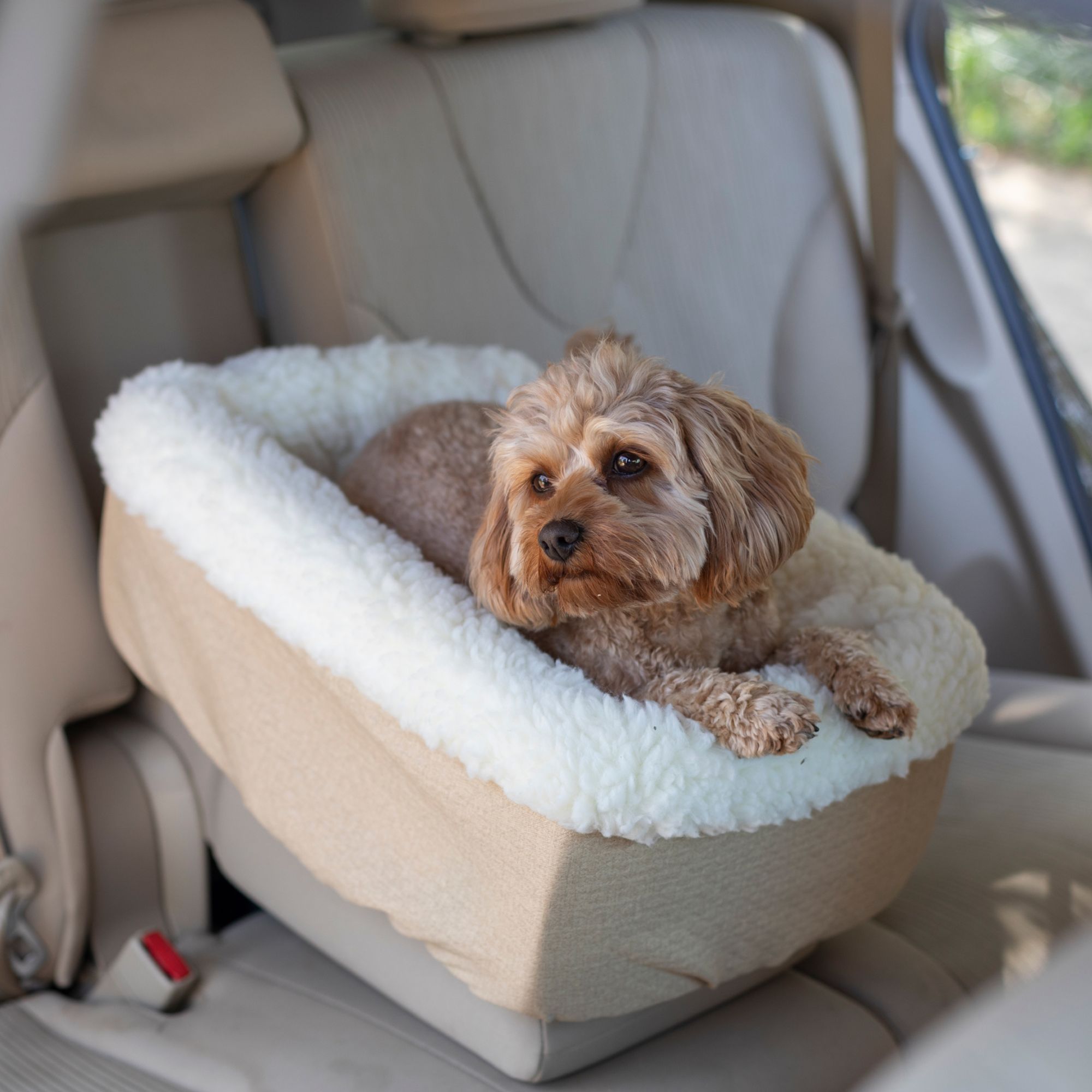 Snoozer Console Dog Car Seat Birch Diamond Large