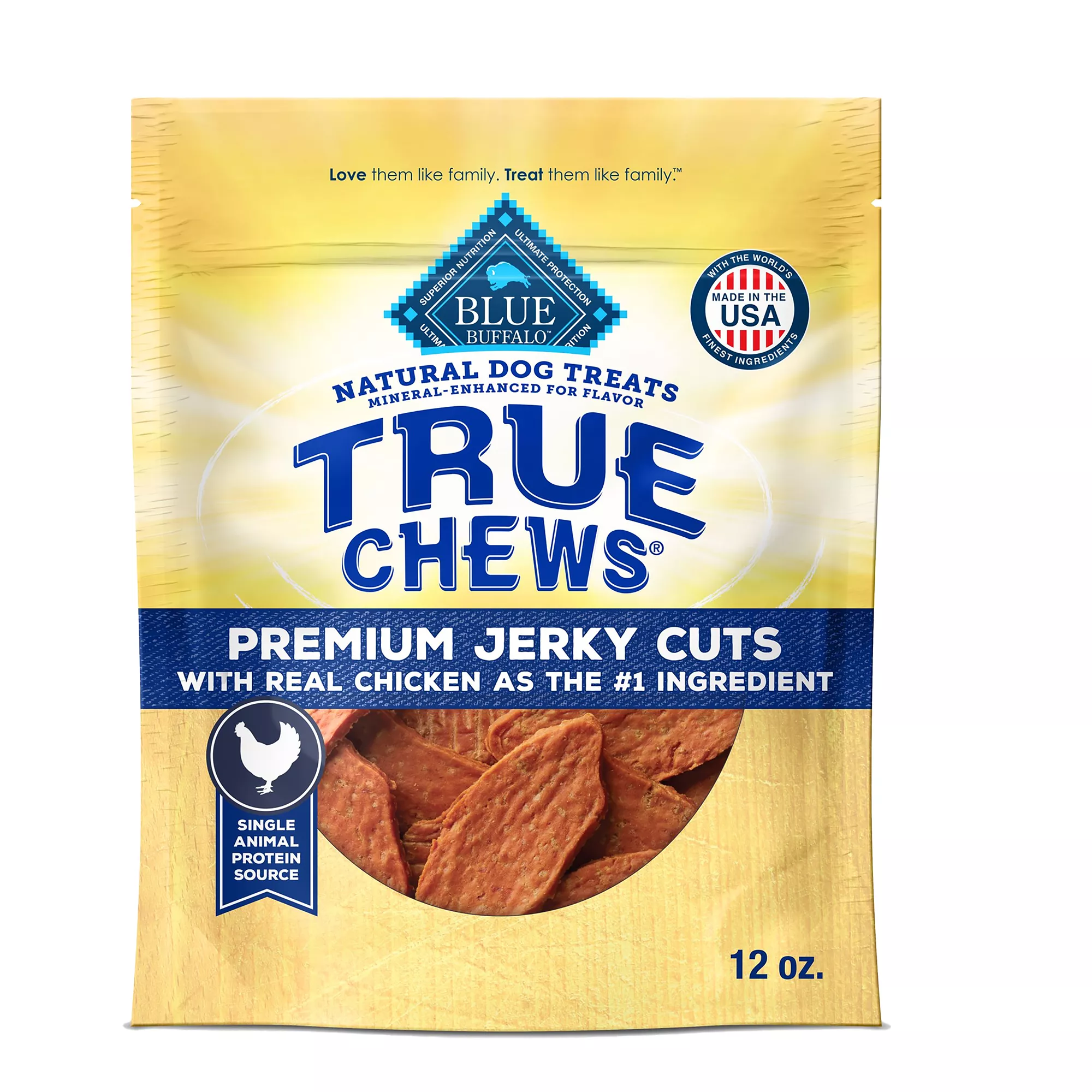 Blue Buffalo® True Chews Premium Jerky Cuts All Life Stages Dog Treats - Natural, Chicken