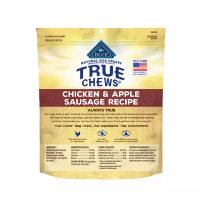 Blue Buffalo Truechews Chicken & Apple Sausage Dog Treats Blue Buffalo Truechews Chicken & Apple Sausage Dog Treats