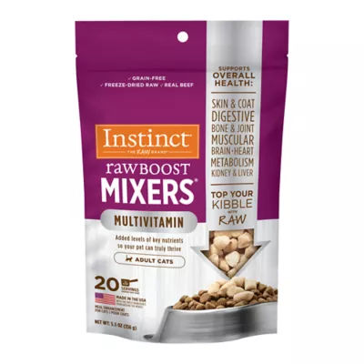 Product Instinct® Rawboost Mixers® Multivitamin Adult Freeze Dried Cat Food Topper - Natural, Grain Free