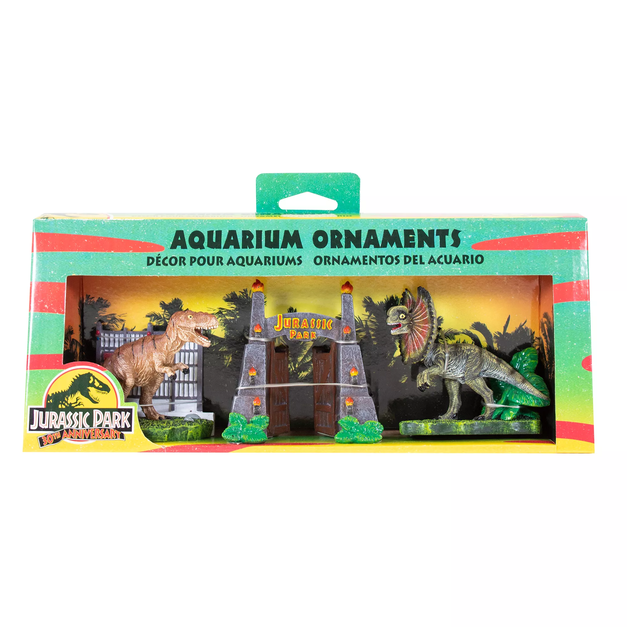 Penn-Plax Jurassic Park 3-Piece Aquarium Ornament Bundle