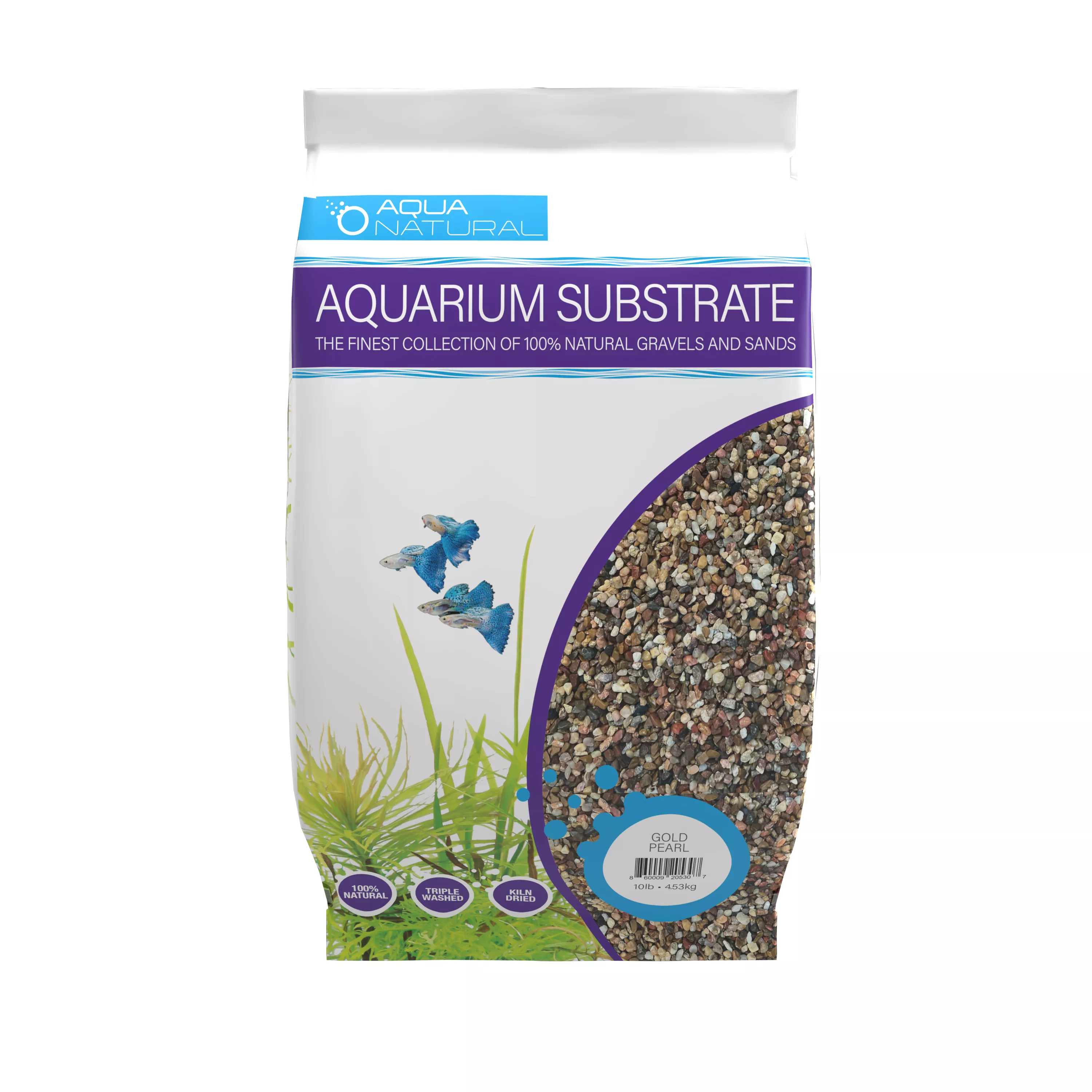 Aqua Natural Aquarium Substrate - Gold Pearl