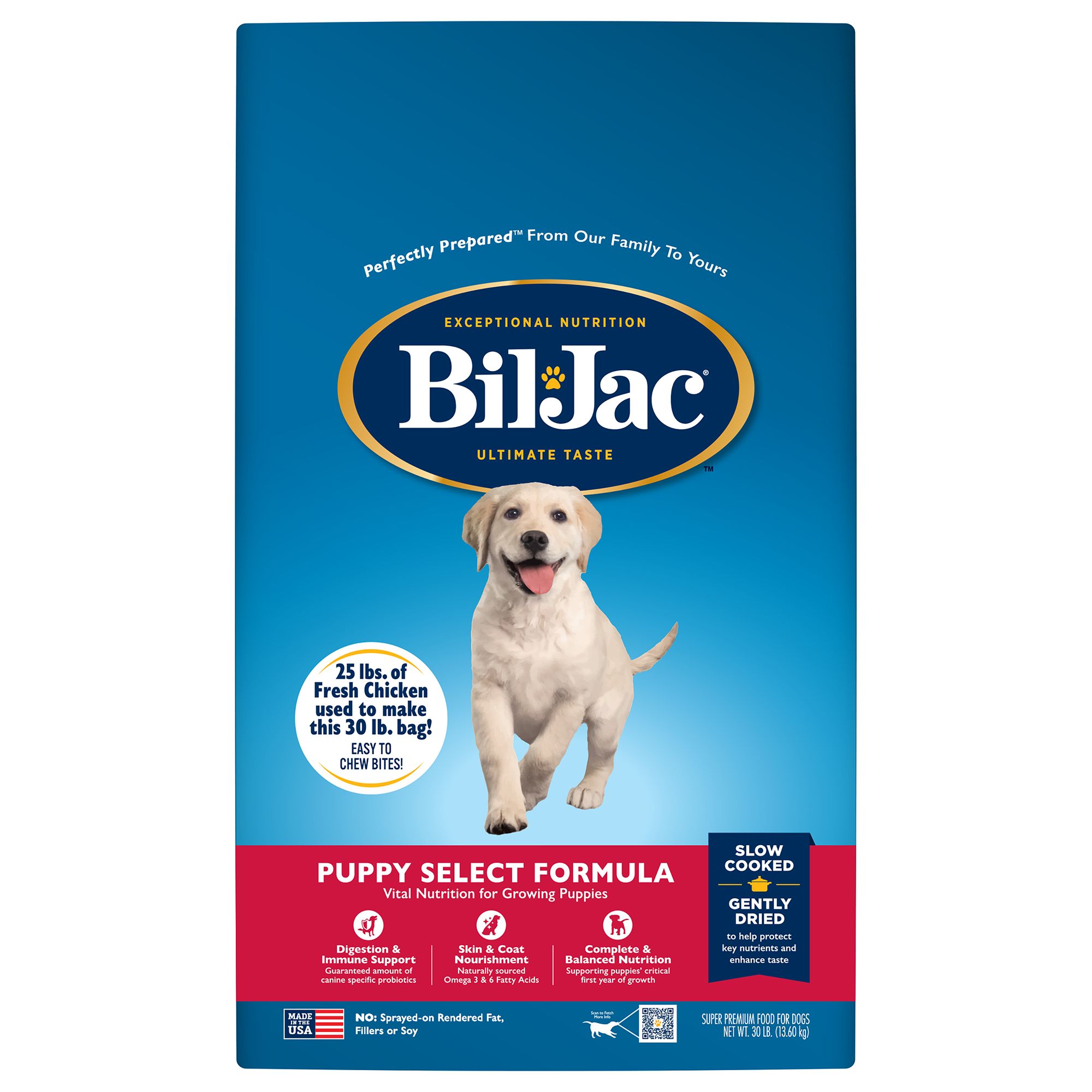 Bil-Jac Puppy Select Dog Dry Food - Chicken