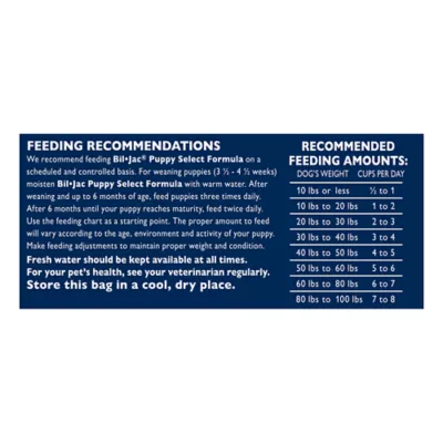 Product Bil-Jac® Puppy Select Formula Puppy Dry Dog Food - Chicken