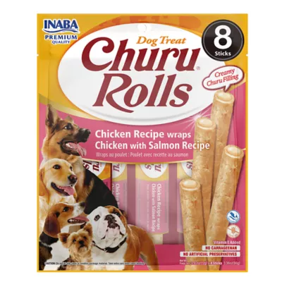 Product Inaba Churu Rolls Dog Treat - Chicken & Salmon