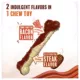 Product Nylabone® Power Chew Basted Blast Dog Toy - 2 Pack, Bacon & Steak Flavor