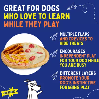 Product Joyhound Classroom Snuffle Puzzle Pizza Burrow & Play Mat Dog Toy