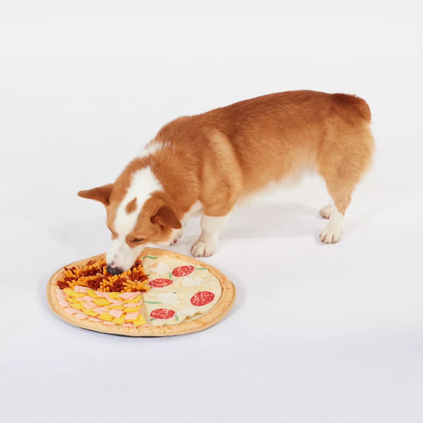 Joyhound Classroom Snuffle Puzzle Pizza Burrow Play Mat Dog Toy