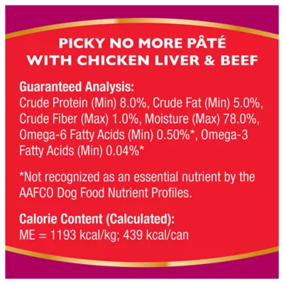 Product Bil-Jac Picky No More Pate Adult Wet Dog Food - Chicken Liver & Beef, 13 oz