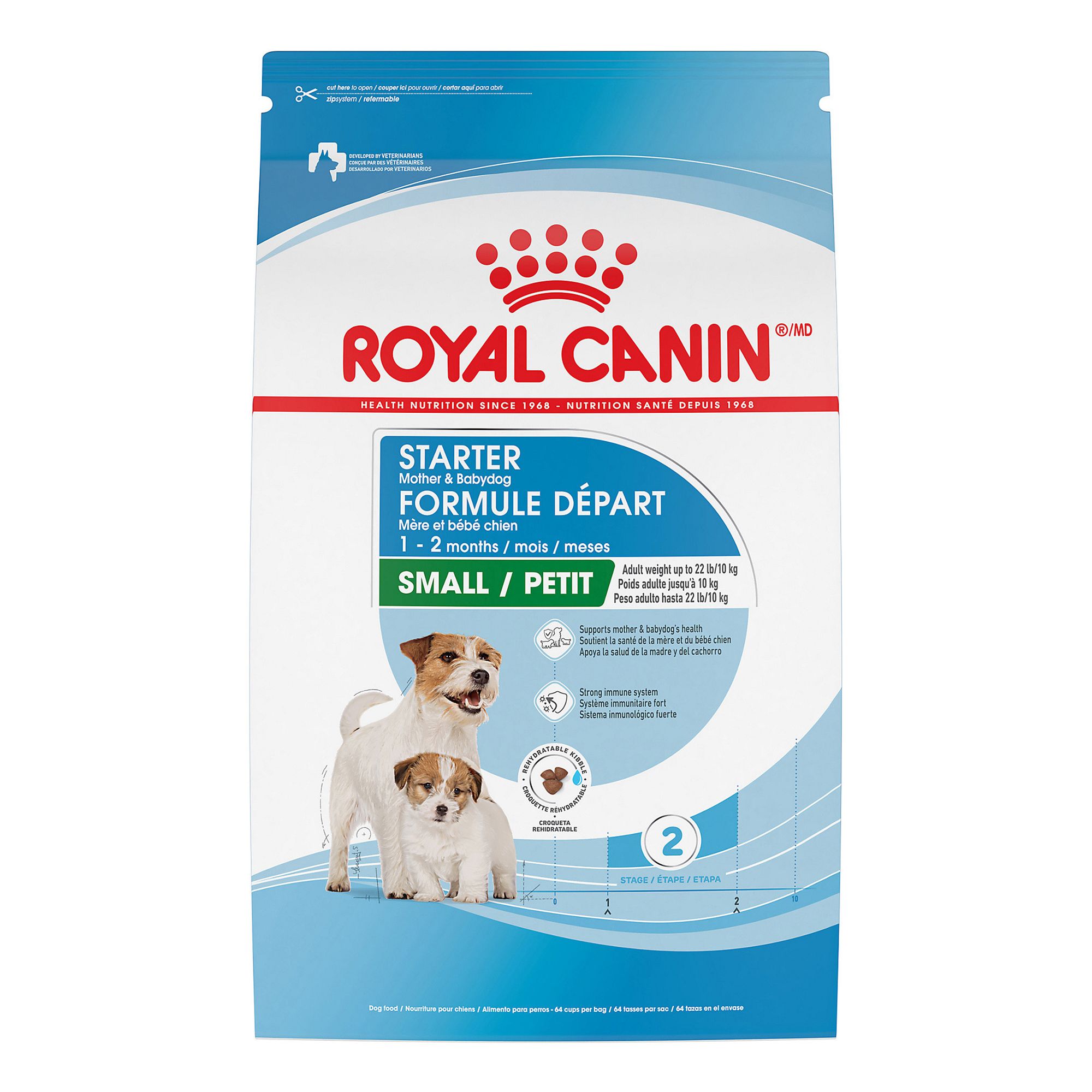 Royal Canin Size Health Nutrition Small Starter Mother Babydog Dry Dog Food 2.5 lbs