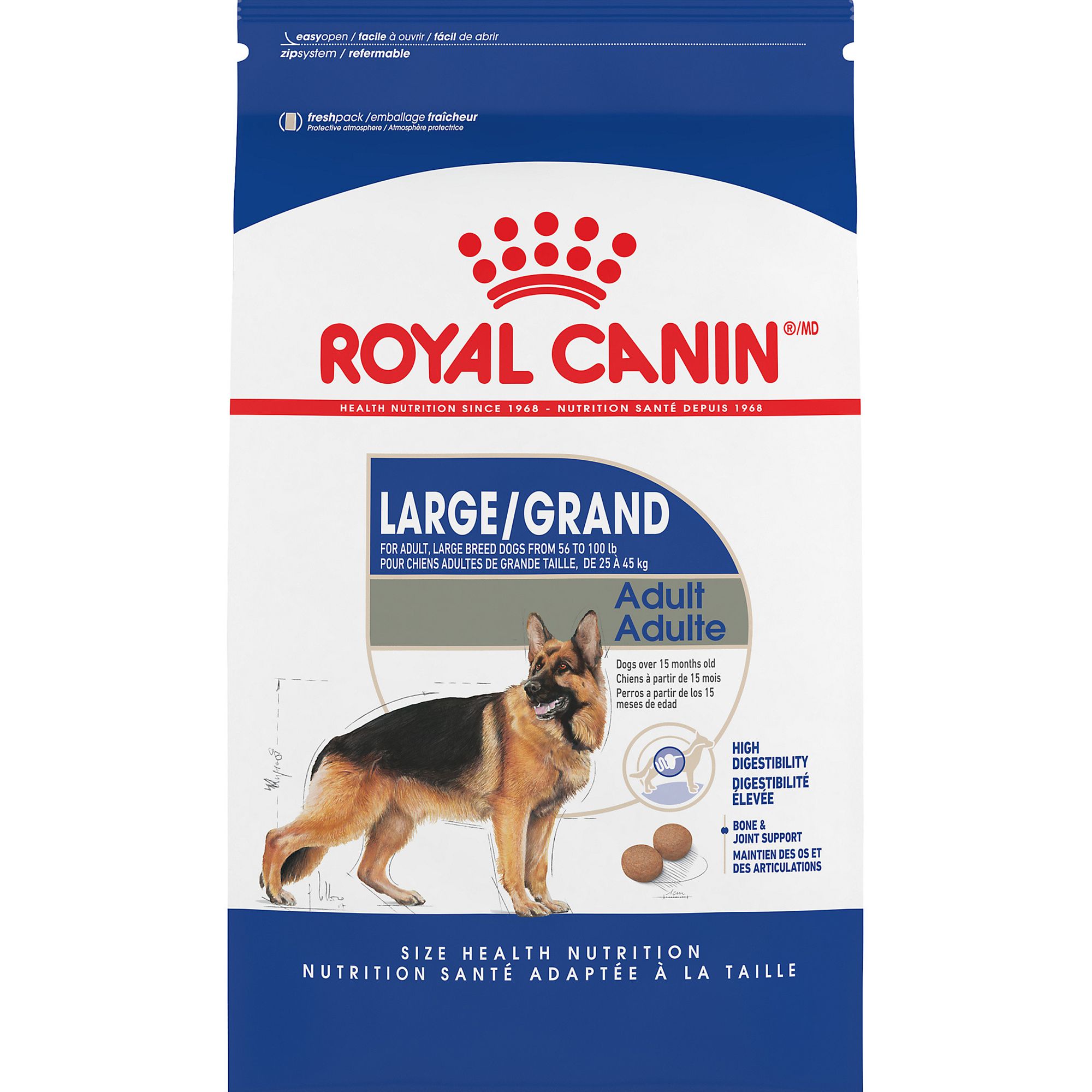 royal canin dry dog food bag