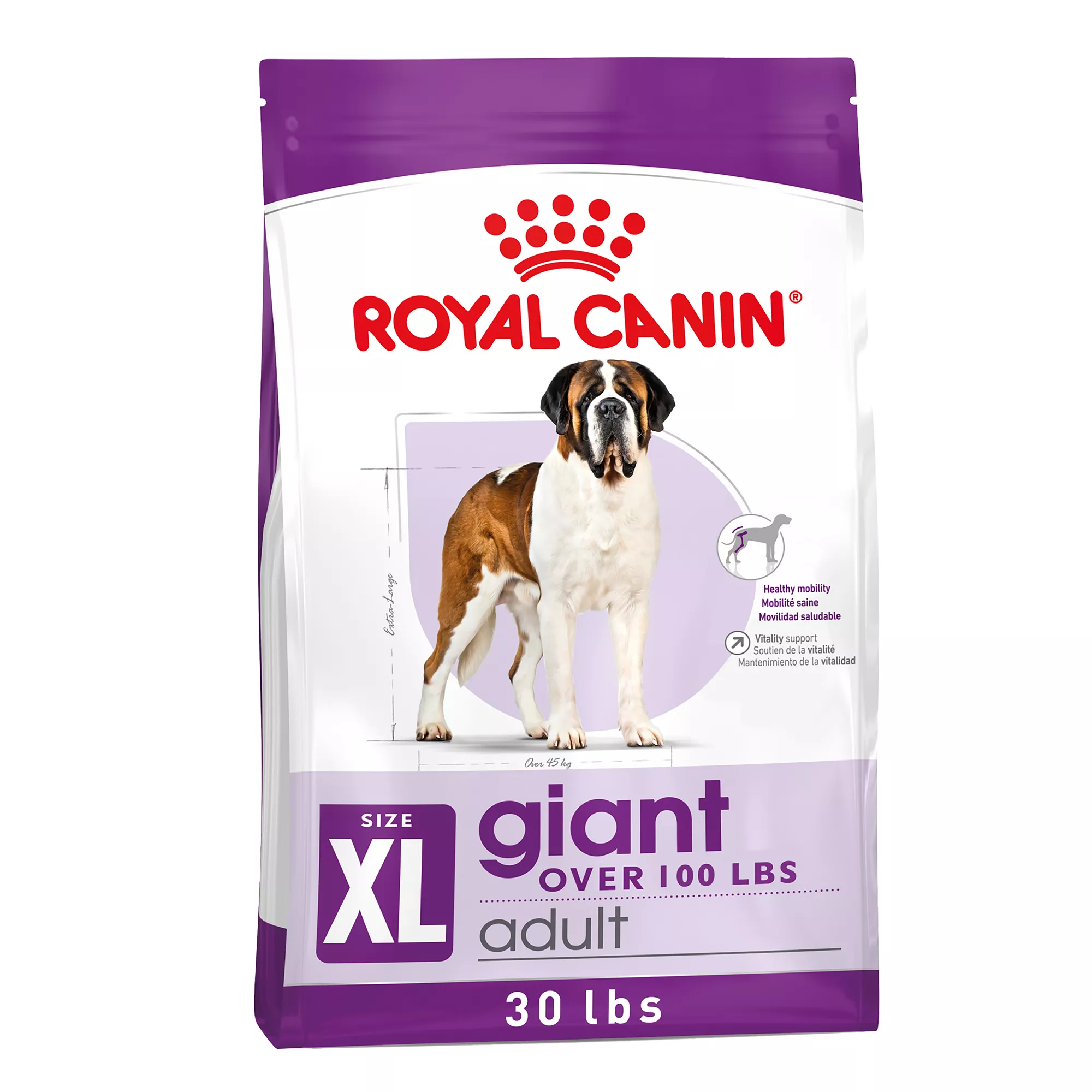 Royal Canin Size Health Nutrition Giant Breed Adult Dog Dry Food - 30 lb