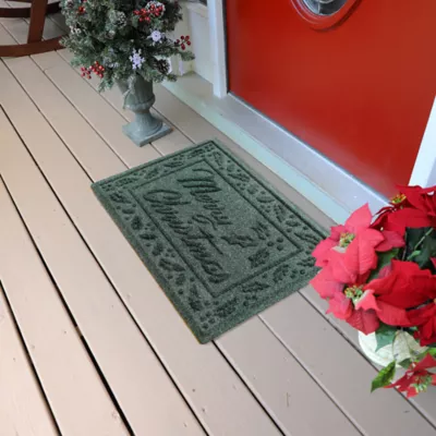 Product Bungalow Flooring WaterHog Holiday Merry Christmas Indoor/Outdoor Doormat