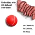 Playology® Squeaky Chew Ball Dog Toy - Beef image thumbnail 4
