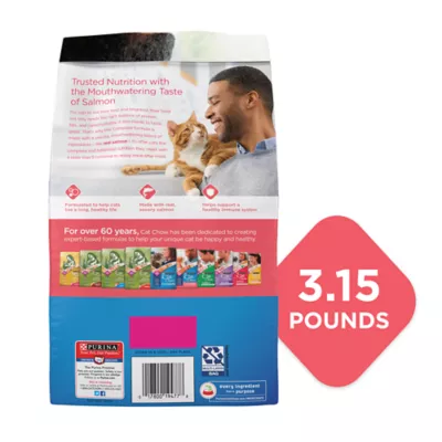 Product  Purina Cat Chow Complete Dry Cat Food High-Protein Salmon Formula 3.15LB