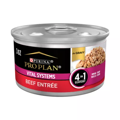 Product Purina Pro Plan Vital Systems Beef Entree Adult Cat Food with Gravy 3OZ