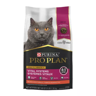 Product Purina® Pro Plan® Vital Systems Senior Cat Dry Food - 4-in-1 Health Support , Salmon & Rice