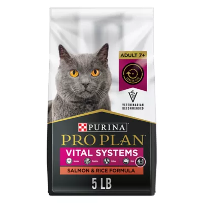 Product Purina® Pro Plan® Vital Systems Senior Cat Dry Food - 4-in-1 Health Support , Salmon & Rice