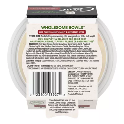 Product Cesar® Wholesome Bowls All Life Stage Wet Dog Food & Meal Topper - 3 Oz.