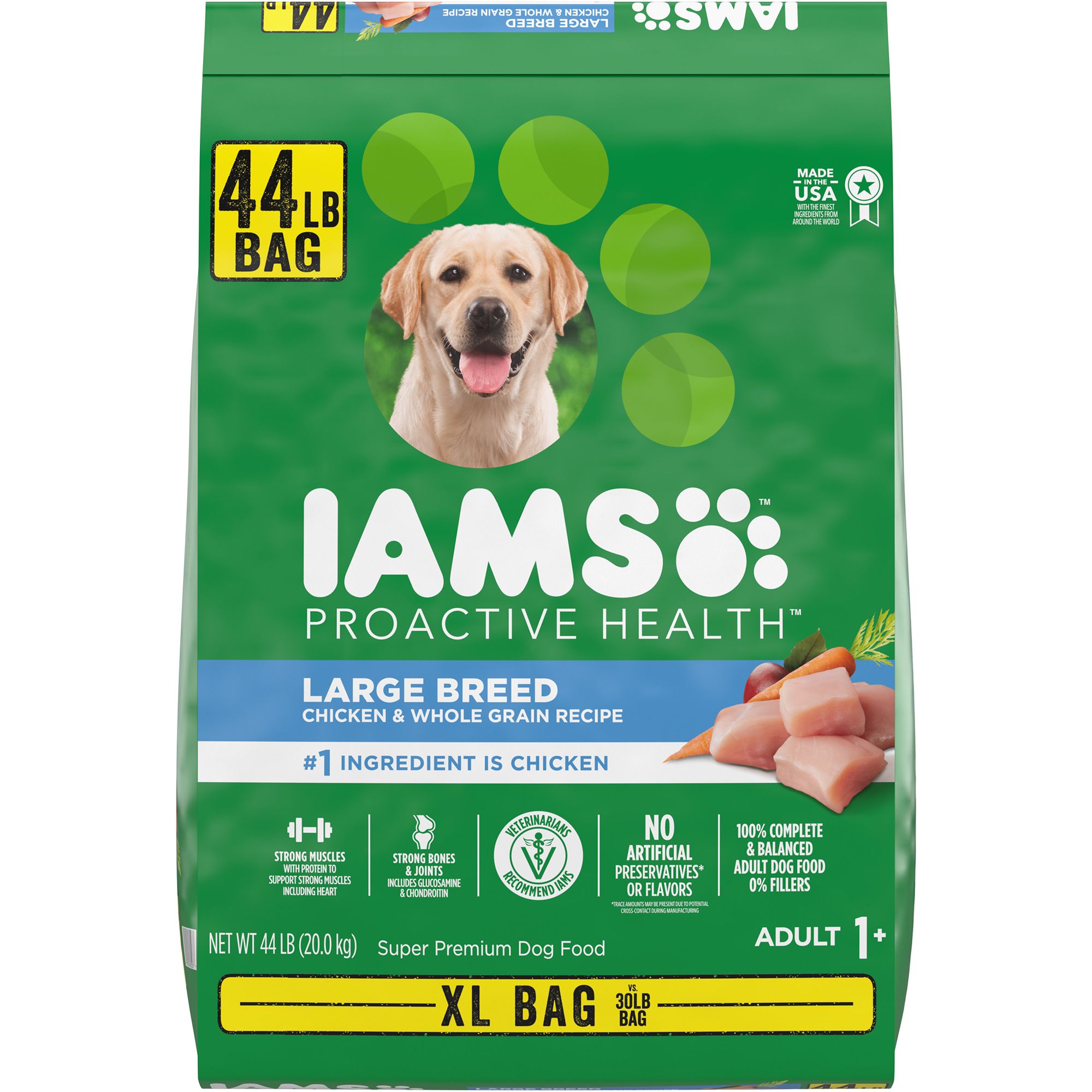 IAMS Proactive Health Adult Dry Dog Food - Large Breed, Chicken & Whole Grains