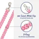 Product Top Paw® Checkered Dog Leash: 4-ft long, 1-in wide