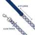 Top Paw® Plaid Dog Leash: 4-ft long, 1-in wide image thumbnail 2