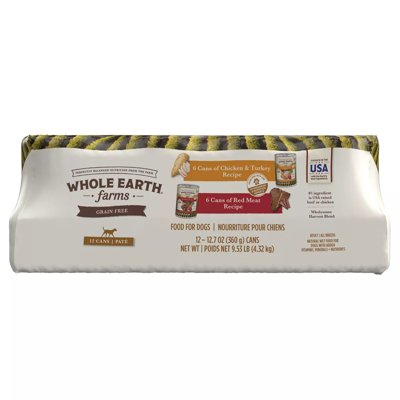 Whole earth farms grain free shops recipe dry dog food chicken & turkey