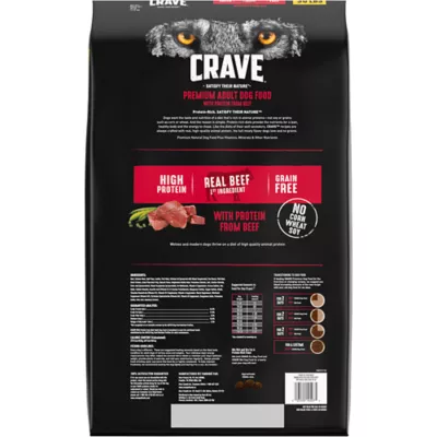 Product Crave Adult Dry Dog Food - Beef