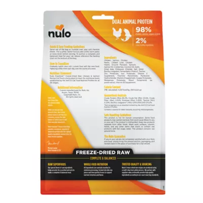 Product Nulo All Life Stages Freeze Dried Raw Cat Food - Grain Free, Chicken & Salmon