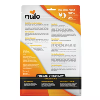 Product Nulo All Life Stages Freeze Dried Raw Cat Food - Grain Free, Chicken & Salmon
