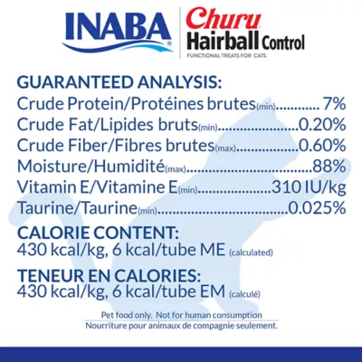 Product Inaba Churu Lickable Cat Treat - Hairball Control - Chicken