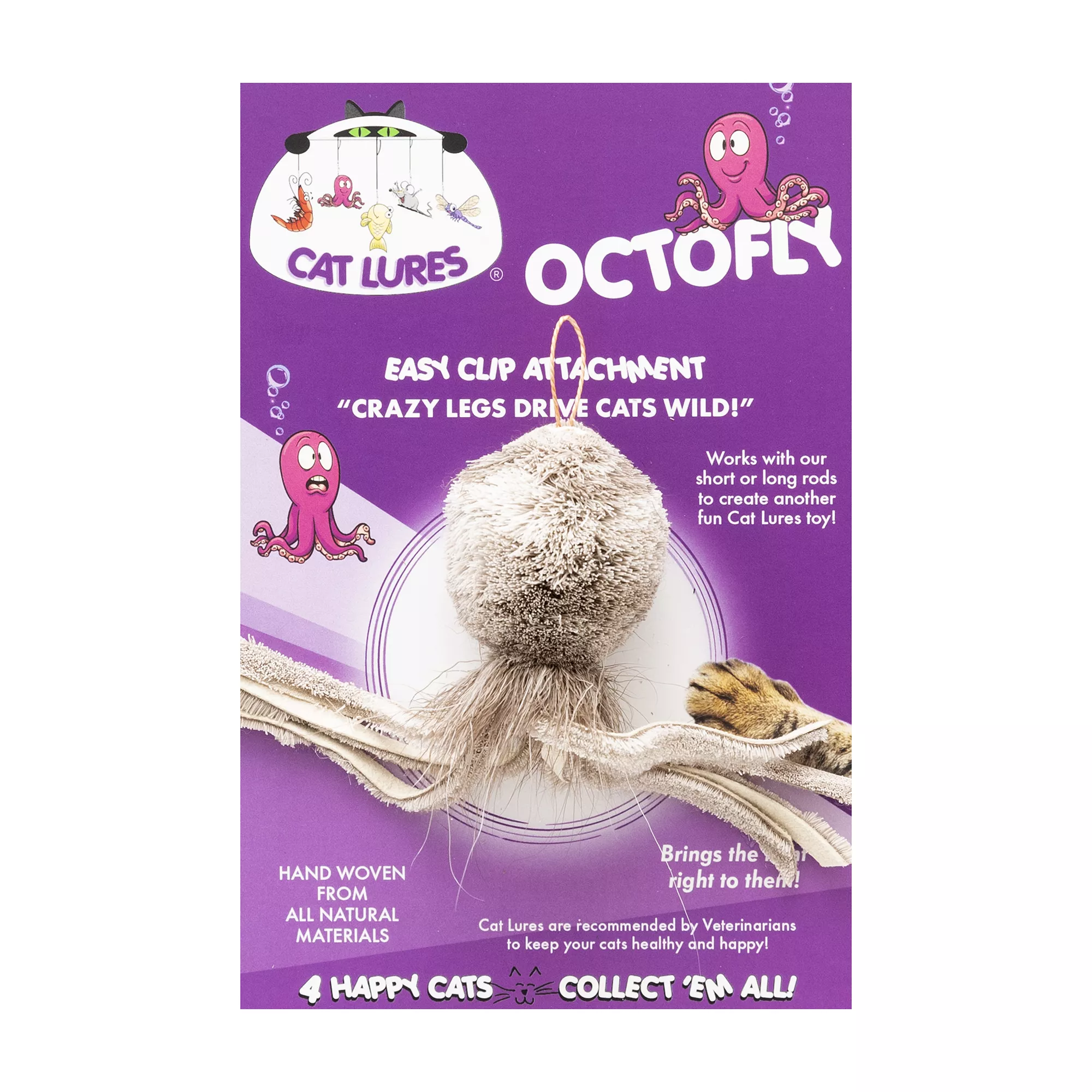 Cat Lures Octofly Attachment Cat Toy