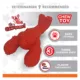 Product Nylabone® Power Chew Lobster "I'm Claw-some!" Dog Toy - Filet Mignon Flavor