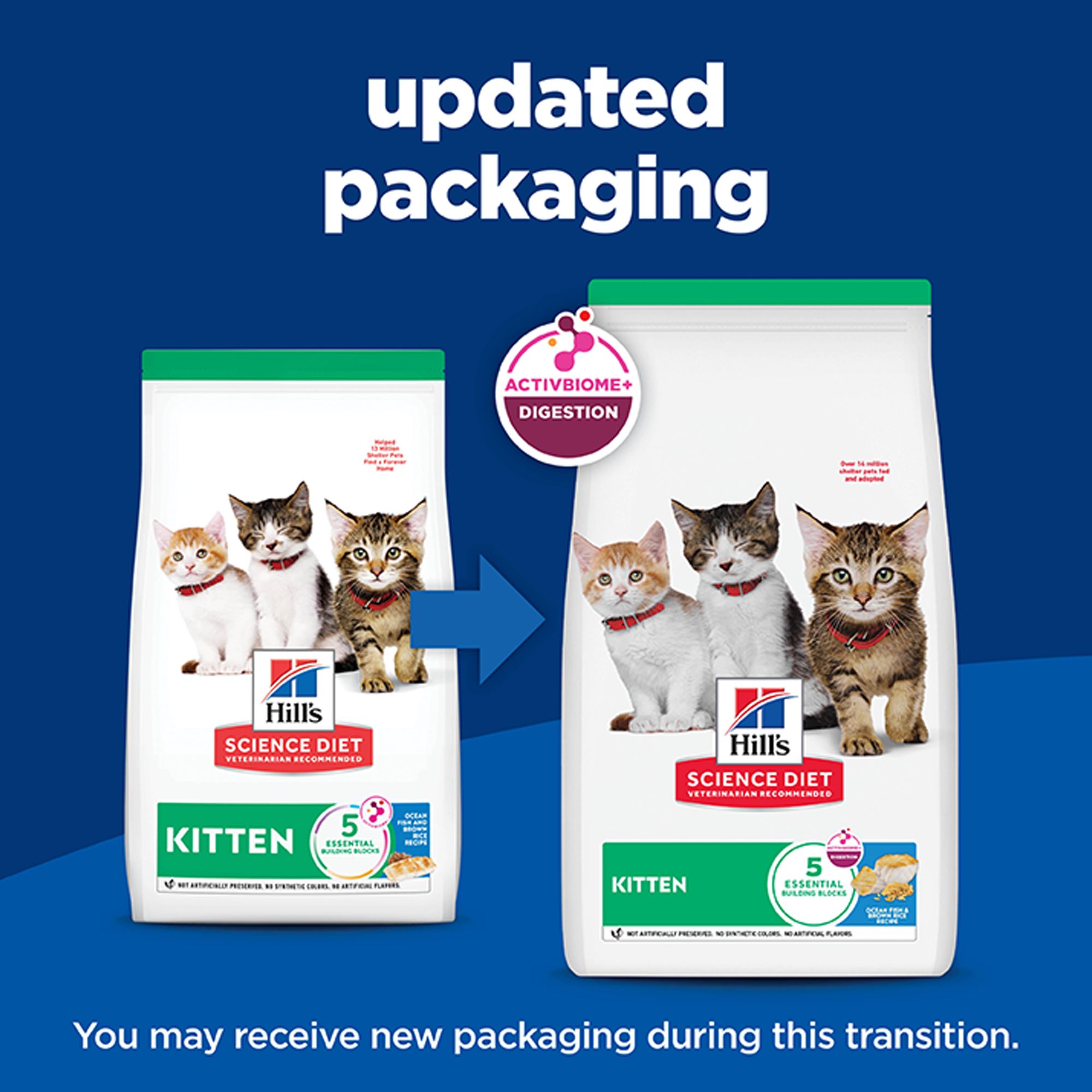 Hill's Science Diet Kitten Ocean Fish 3.5LB - thumbnail 2