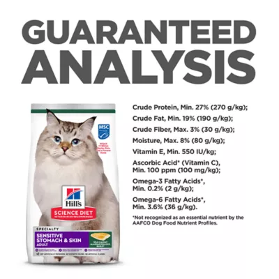 Product Hill's Science Diet Sensitive Stomach & Skin Adult Dry Cat Food - Pollock