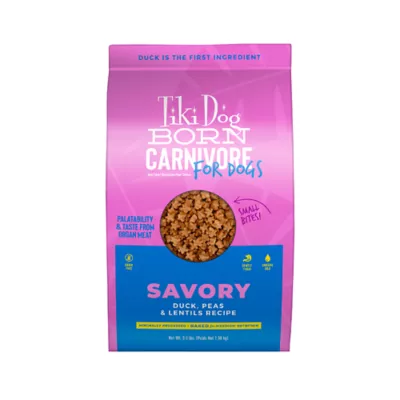 Product Tiki Dog Born Carnivore Small & Medium Breed All Life Stage Dry Dog Food - Savory Duck