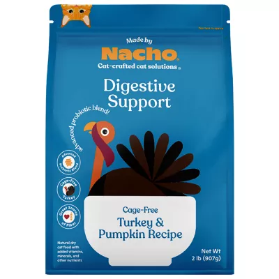 Product Made By Nacho™ Digestive Support Adult Dry Cat Food - Natural, Turkey & Pumpkin