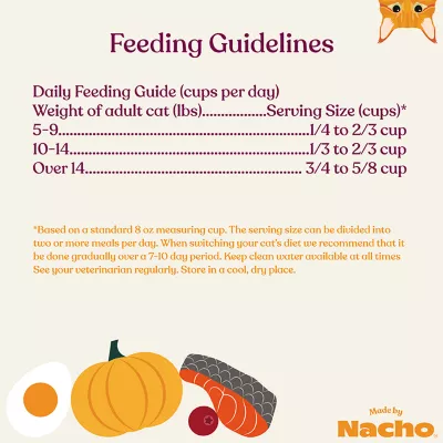 Product Made By Nacho™ Bone Broth Infused Adult Dry Cat Food - Natural, High Protein, Salmon & Pumpkin